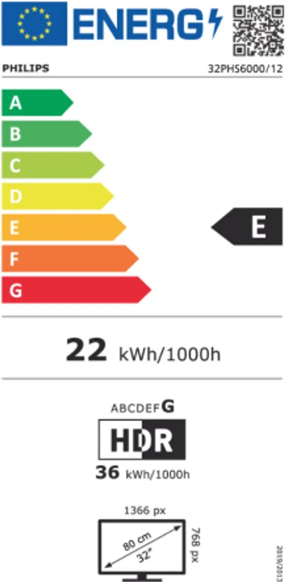 Philips 32PHS6000/12 32 inch HD Ready LED TV - Zwart