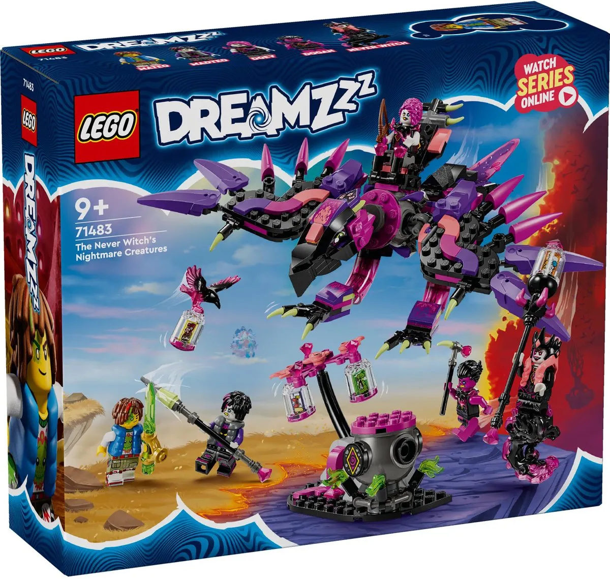 LEGO DREAMZzz Nachtmerriewezens 71483 - 457 Stukken - 8 Minifiguren