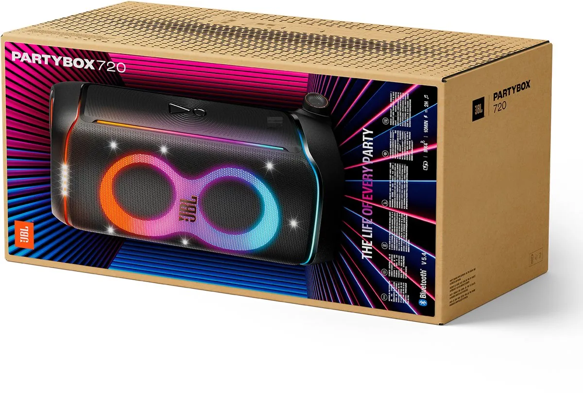 JBL Partybox 720 Bluetooth Speaker - 800W - Zwart
