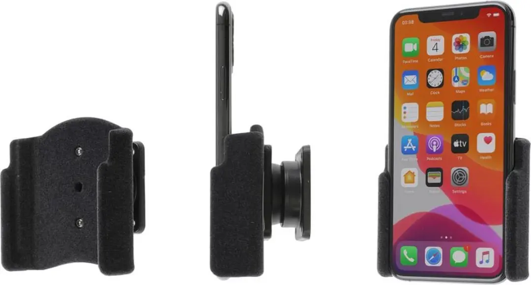 Brodit iPhone 11 Pro Houder - Zwart Fluweel