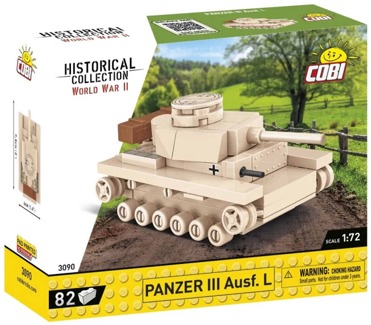 Cobi Panzer III Ausf.L - 103 Onderdelen - Meerkleurig