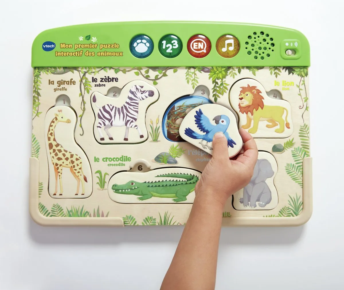 Vtech Baby Mijn Eerste Interactieve Dierenpuzzel 1000 Stuks - Bruin