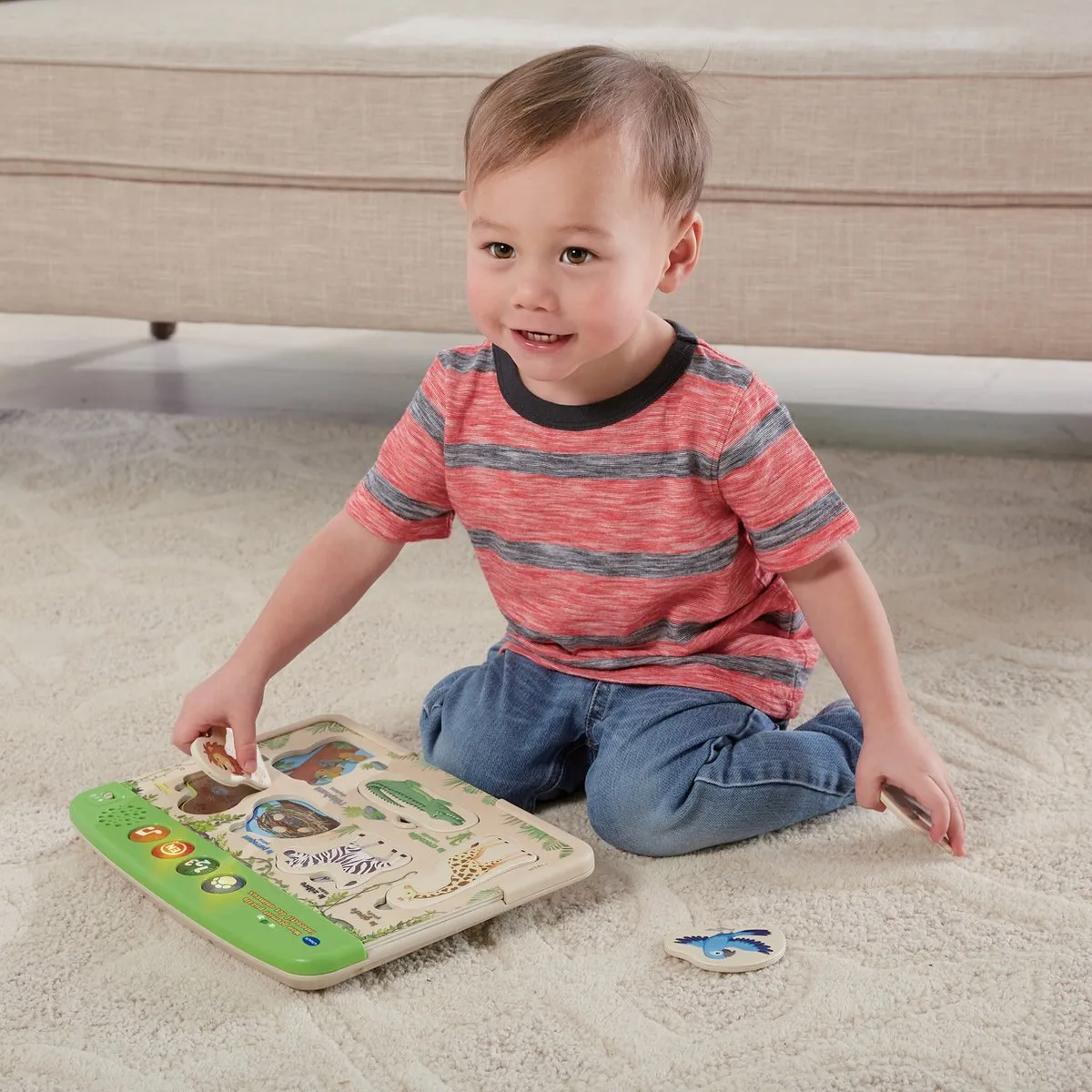 Vtech Baby Mijn Eerste Interactieve Dierenpuzzel 1000 Stuks - Bruin
