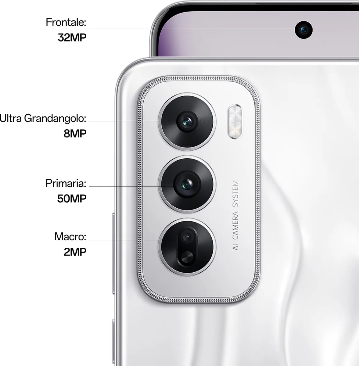 OPPO Reno 12 5G 12/256GB - Astro Silver