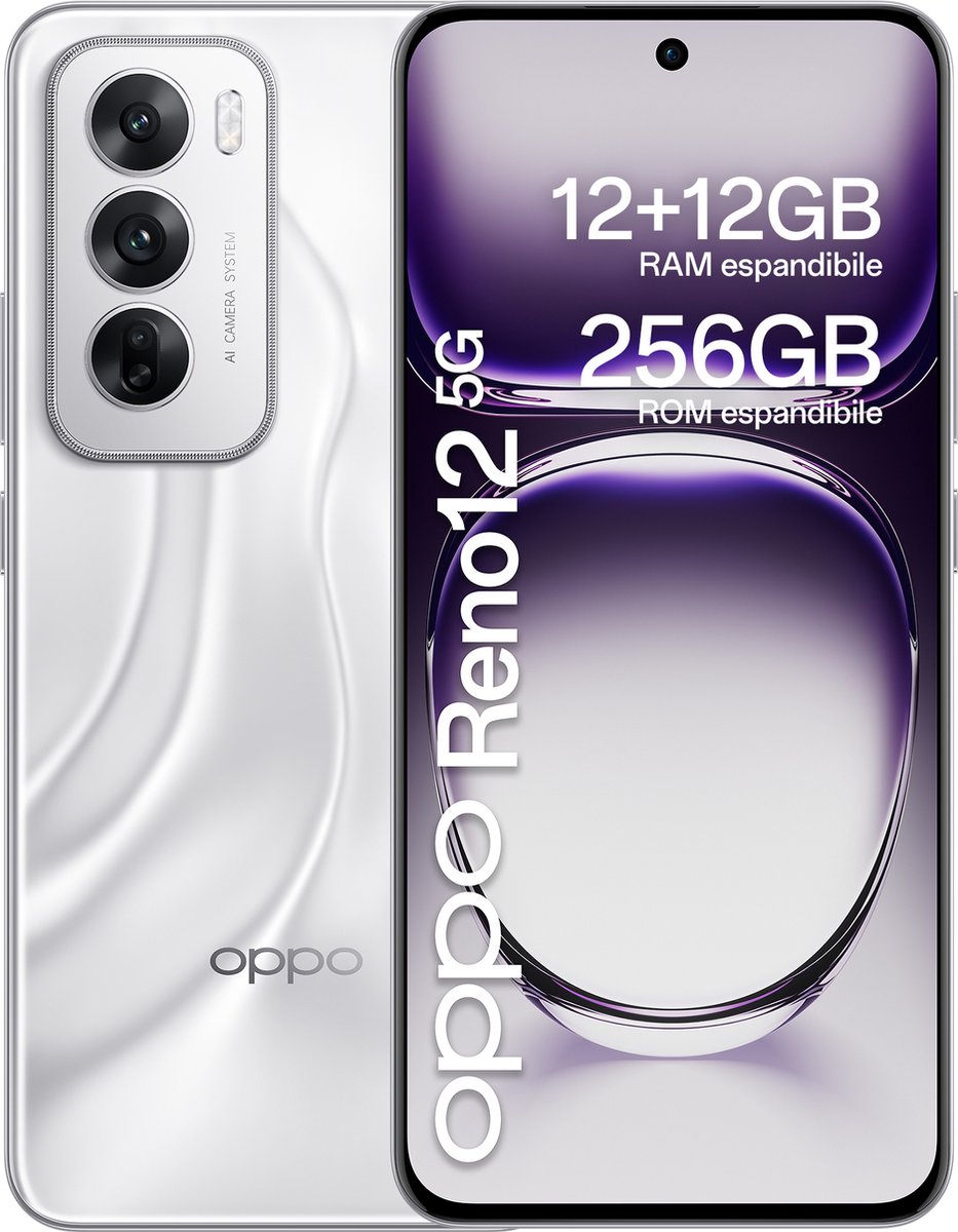 Oppo Reno 12 5G Dual Sim 12/256GB Astro Silver
