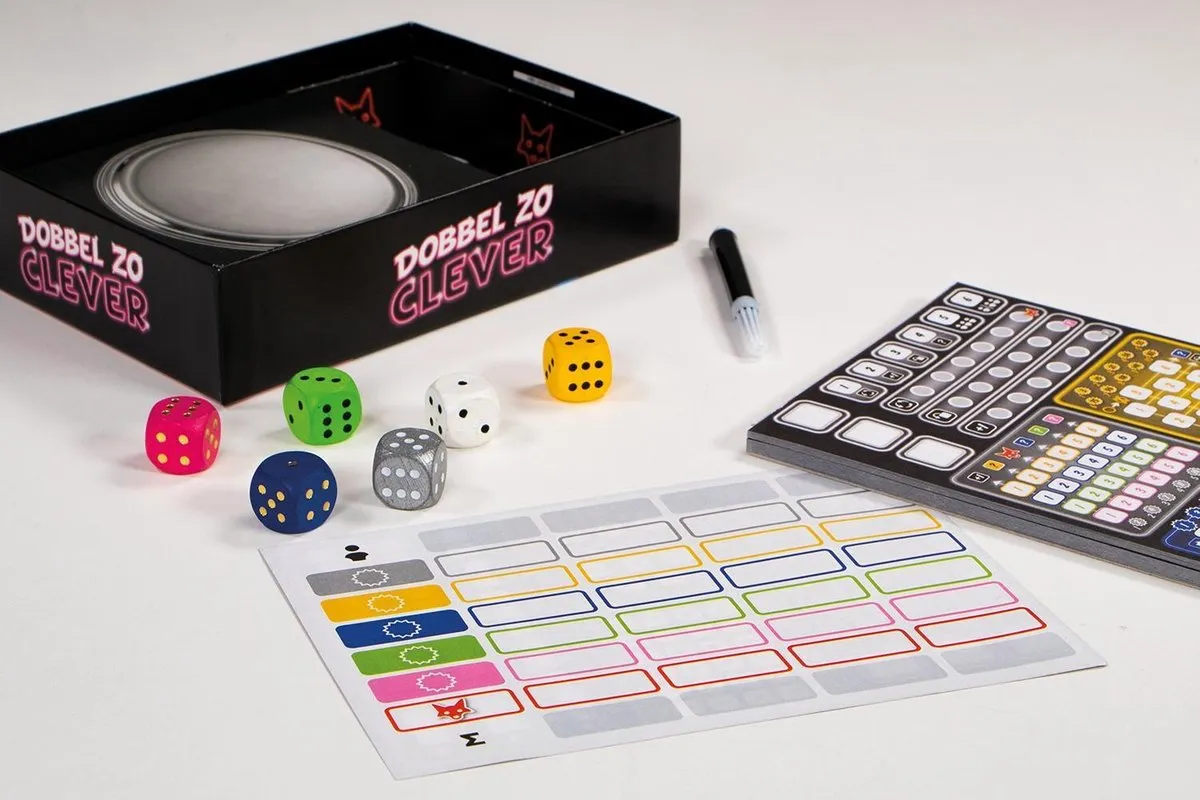 999 Games Dobbel Zo Clever Dobbelspel - Multikleur