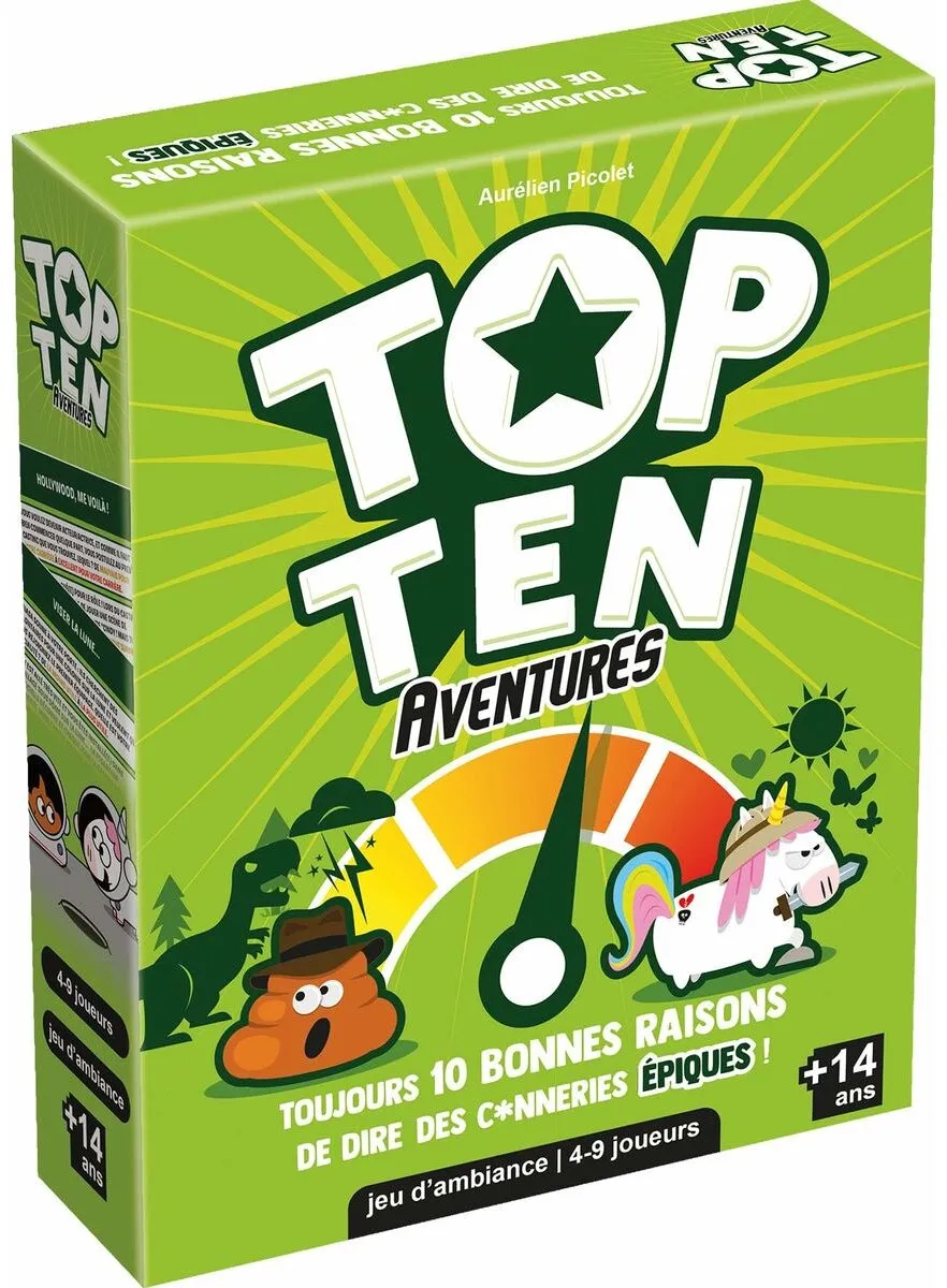 Asmodee Top Ten Adventures Bordspel - Multicolor