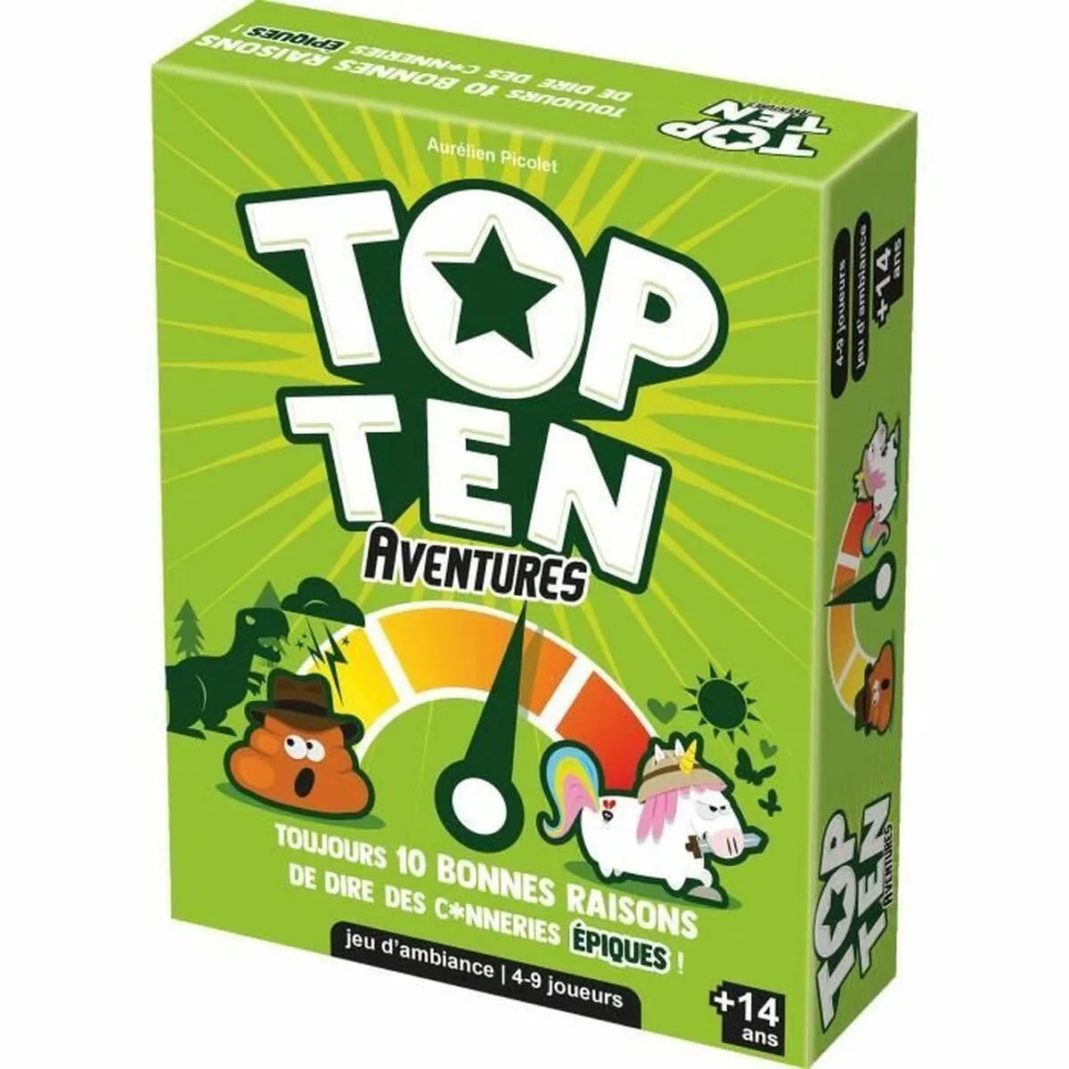 Asmodee Top Ten Adventures Bordspel - Multicolor