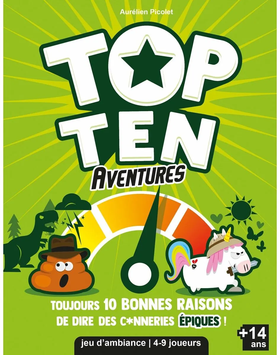 Asmodee Top Ten Adventures Bordspel