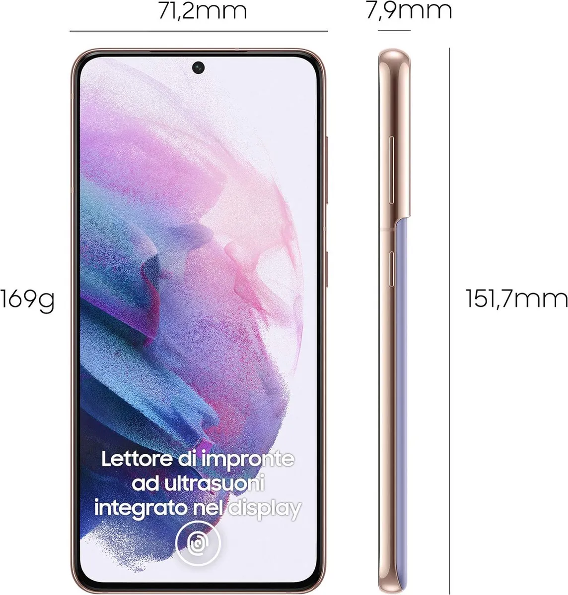 Samsung Galaxy S21 - 5G - 128GB - Phantom Violet