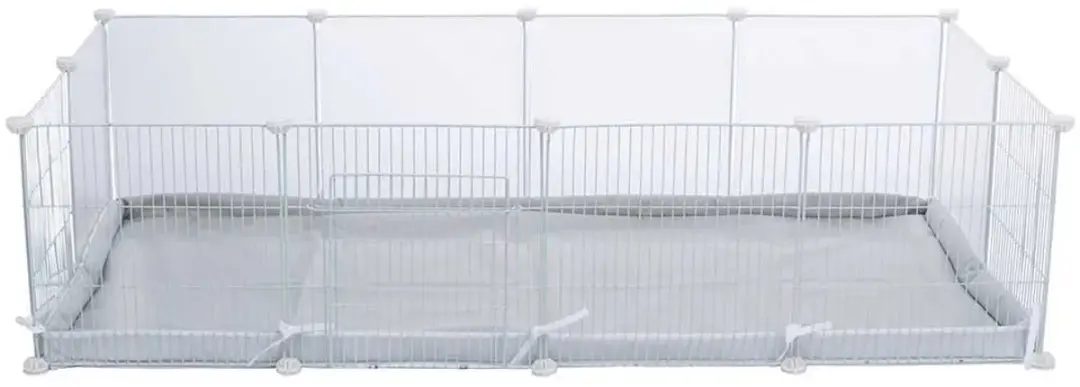 Trixie - Vloer Voor Indoor Ren - Grijs / Wit - 140x70 CM