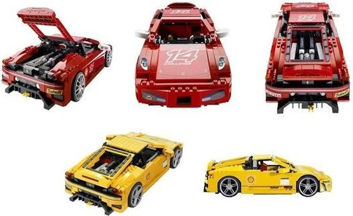 LEGO Racers 8143 Ferrari F430 - 690 Stenen - Multicolor
