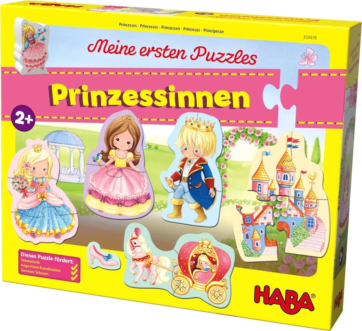 HABA Mijn eerste puzzels Prinsessen - 5x15 Stuks