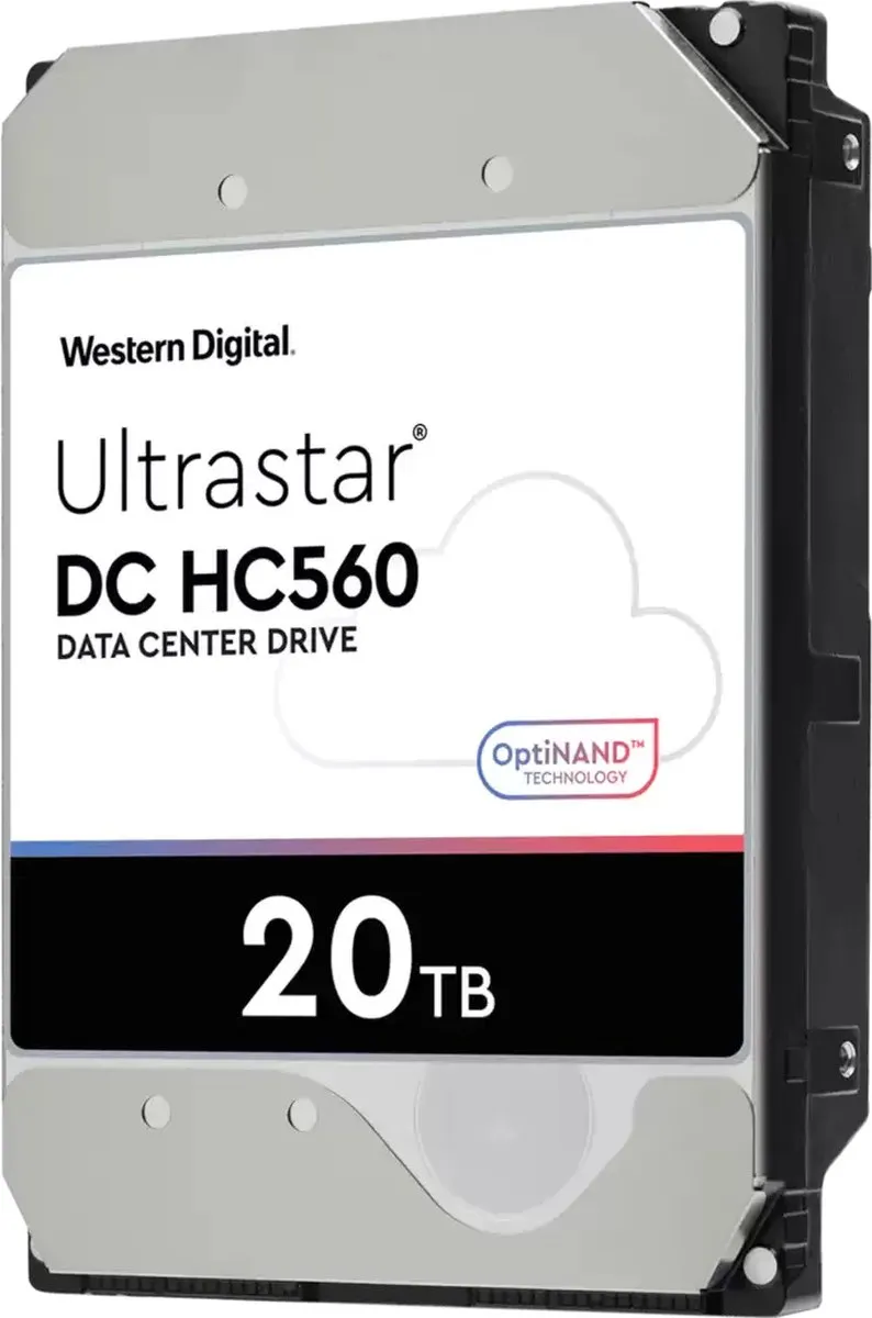Western Digital Ultrastar DC HC560 interne harde schijf 20 TB 7200 RPM 3.5" SAS