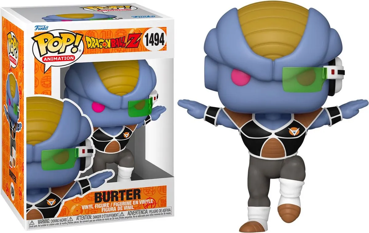 Funko Burter Dragon Ball Z POP! Animation - Vinyl Figuur - Blauw