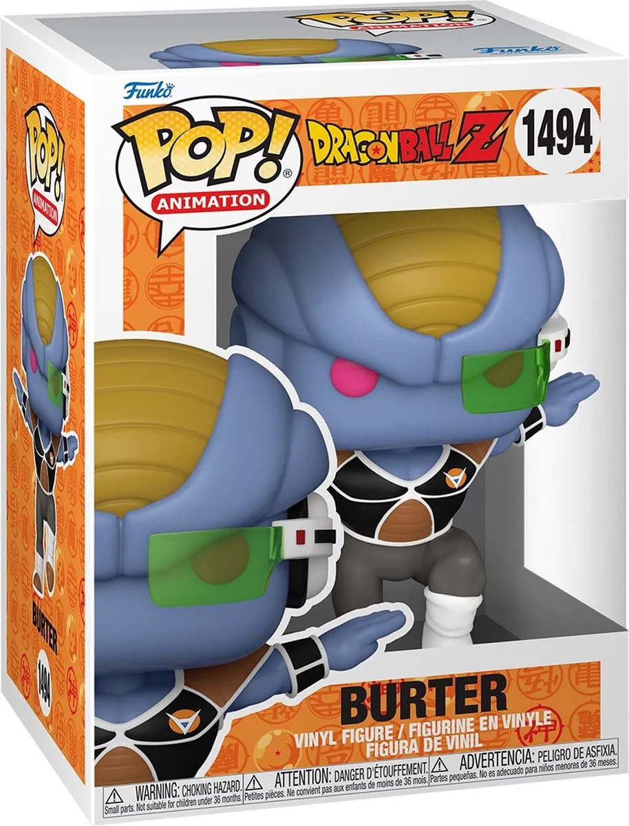 Funko Burter Dragon Ball Z POP! Animation - Vinyl Figuur - Blauw