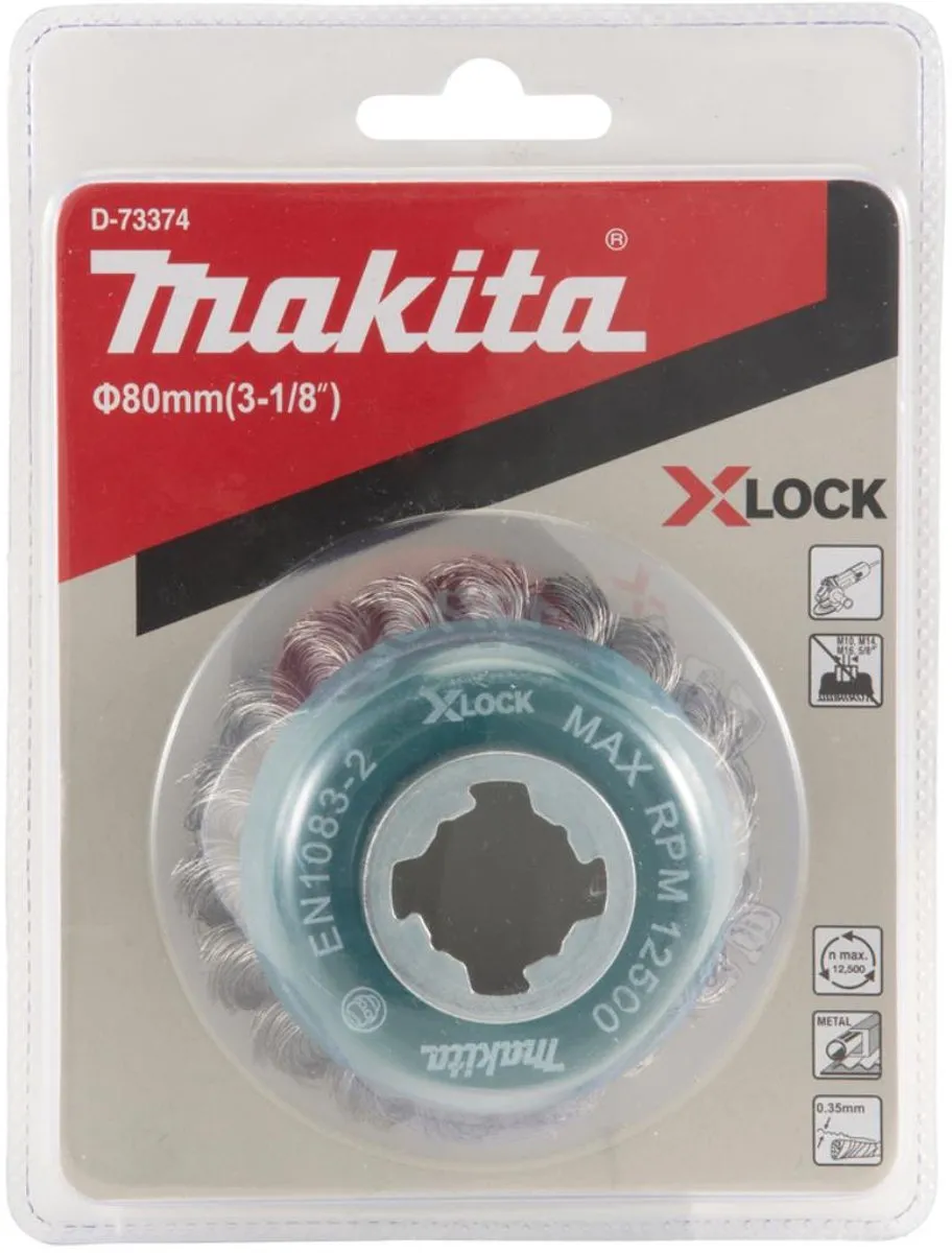 Makita Komborstel X-Lock 80mm D-73374