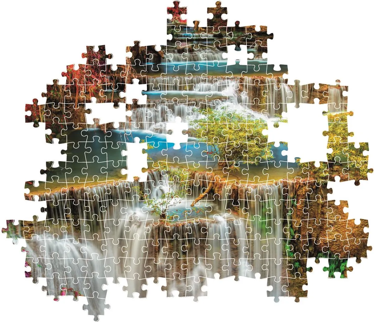Clementoni Thaise Watervallen Puzzel 1000 Stukken - Multi