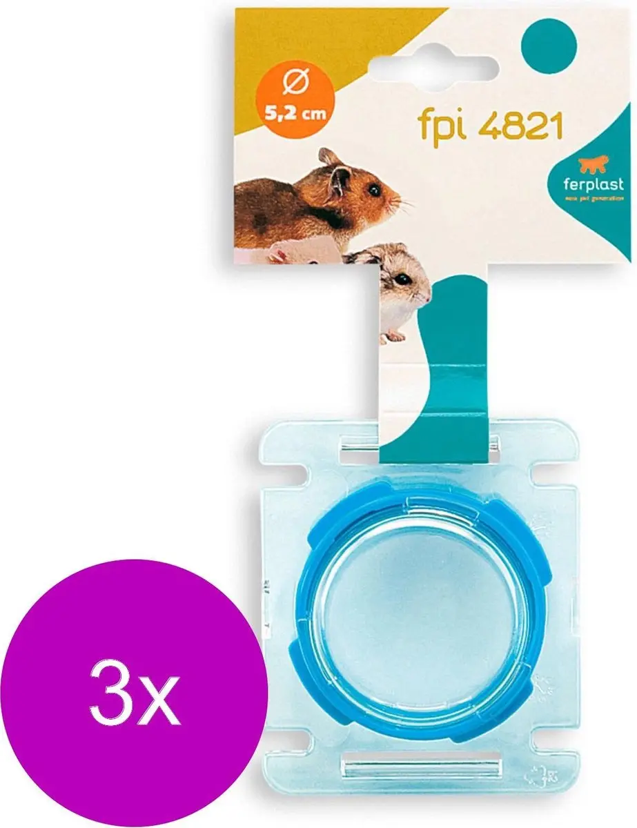Ferplast Afsluitdeur Fpi 4820 - Dierenverblijf - 3 x 9.5x3x8 cm Assorti