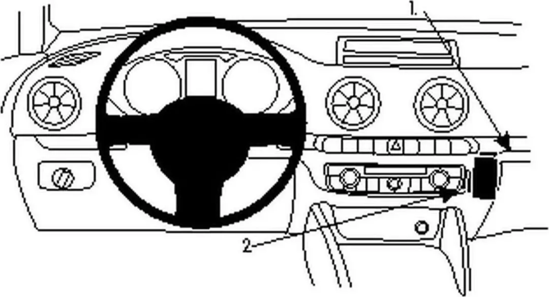Brodit ProClip Audi A3 2013-2019 Angled Mount - Zwart