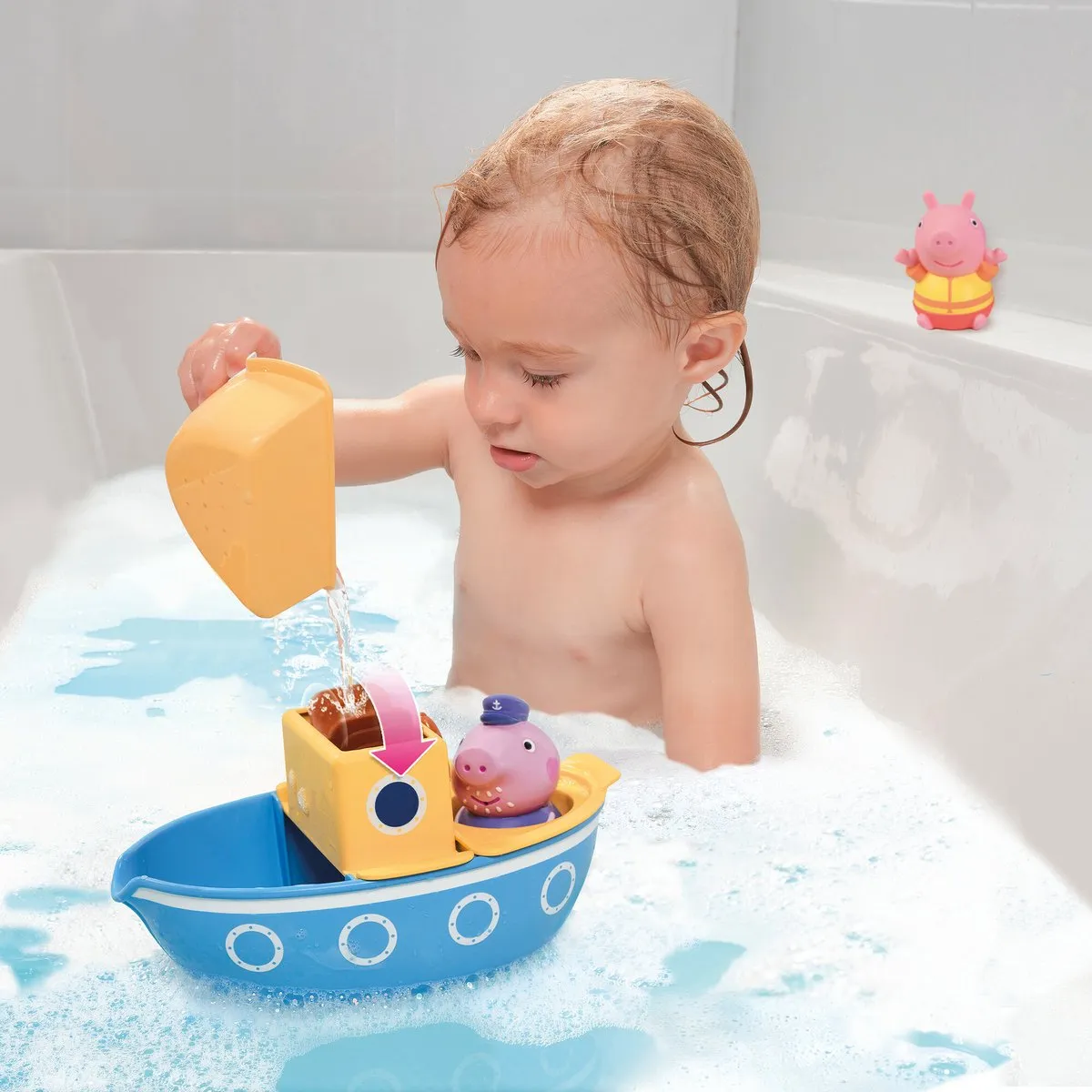 Tomy Peppa Pig Opa Pig Spetter & Schenk Boot - Multikleur