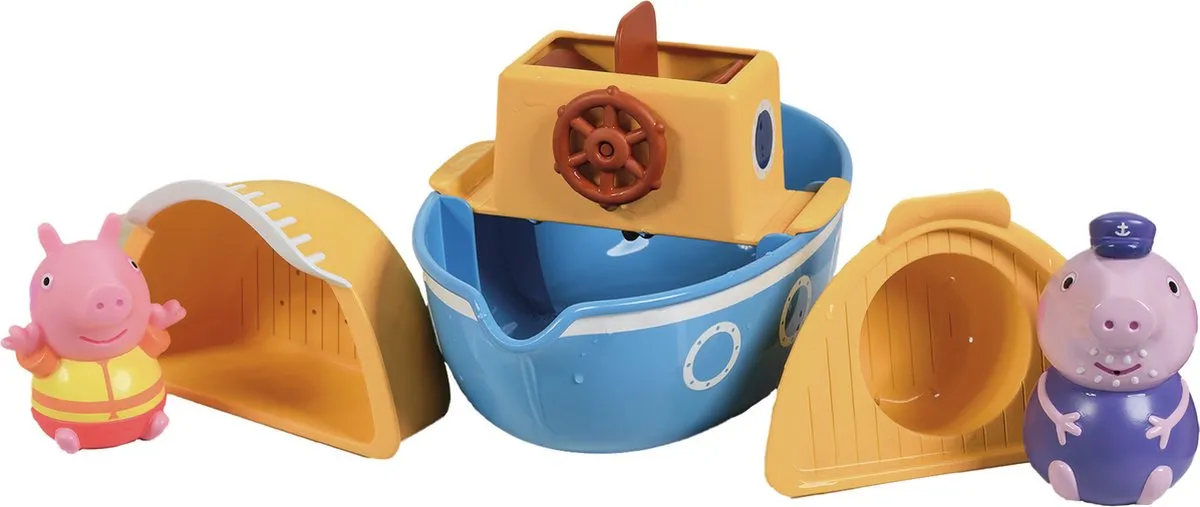 Tomy Peppa Pig Opa Pig Spetter & Schenk Boot - Multikleur