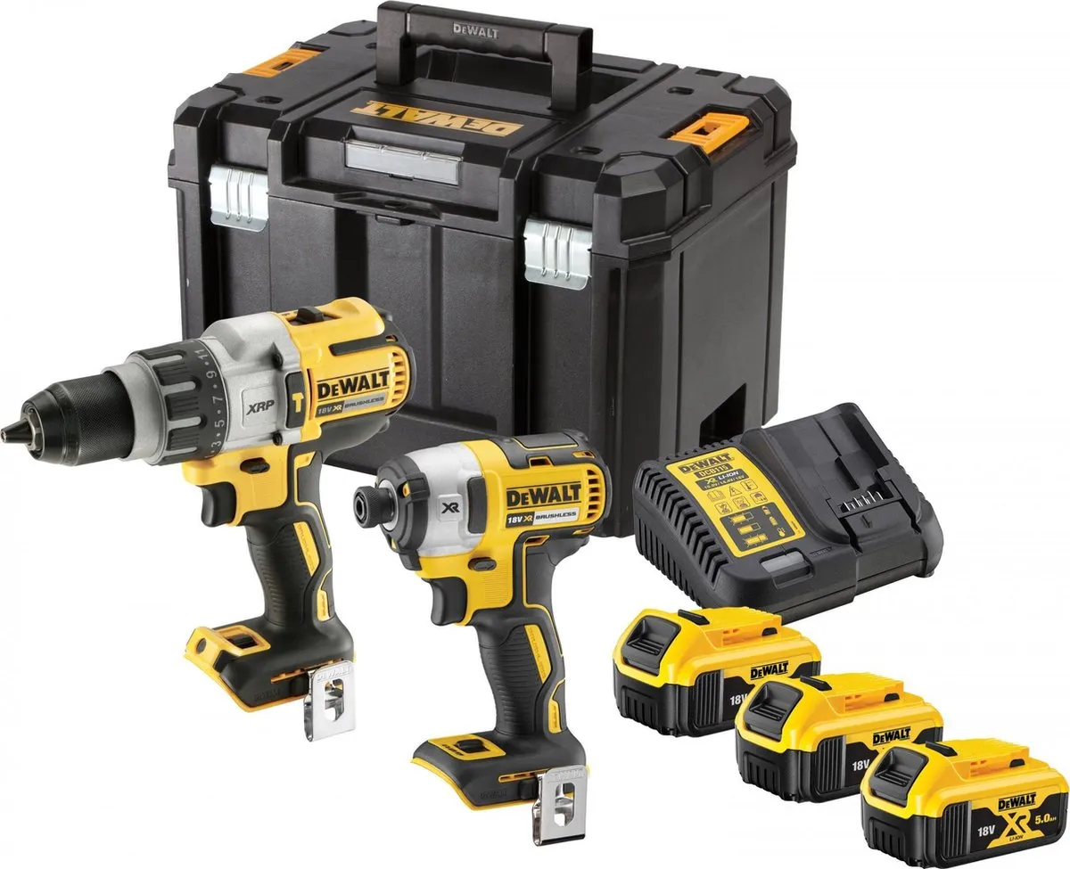 DeWalt DCK276P3T Accu Combiset 18V XR - 3x 5.0Ah - TSTAK