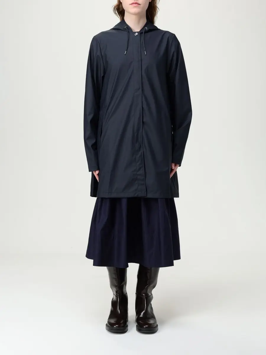 Rains Long Hooded Waterproof Regenjas
