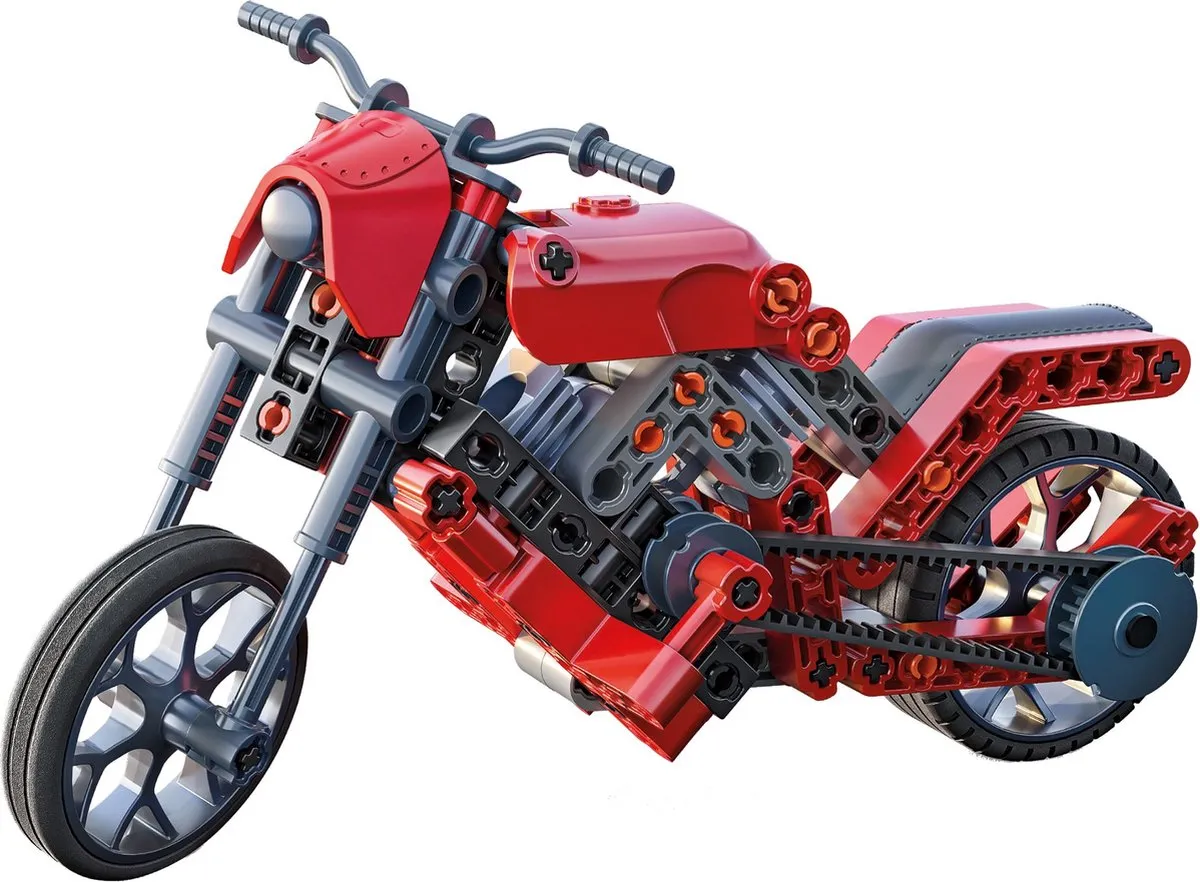 Clementoni Mechanics Roadster & Dragster - 90 Onderdelen