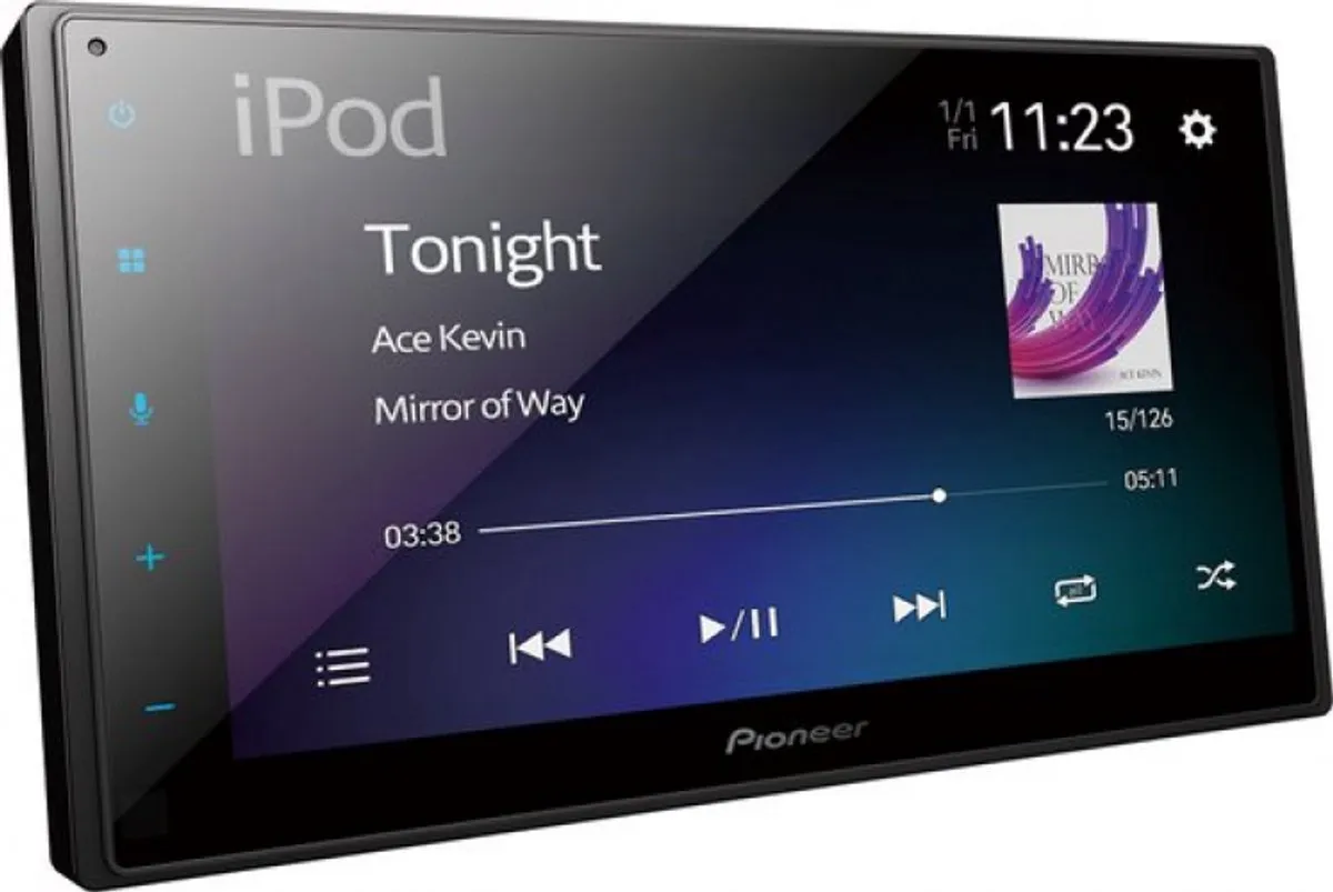Pioneer SPH-DA160DAB Autoradio - 2-DIN - CarPlay - Zwart