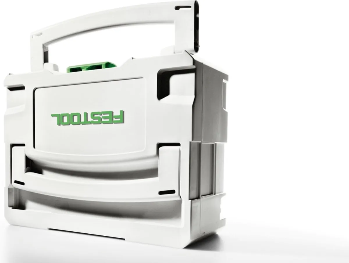 Festool Systainer SYS 1 TL T-LOC Gereedschapskoffer - 5 Stuks (lichtgrijs) - afbeelding 4 van 5