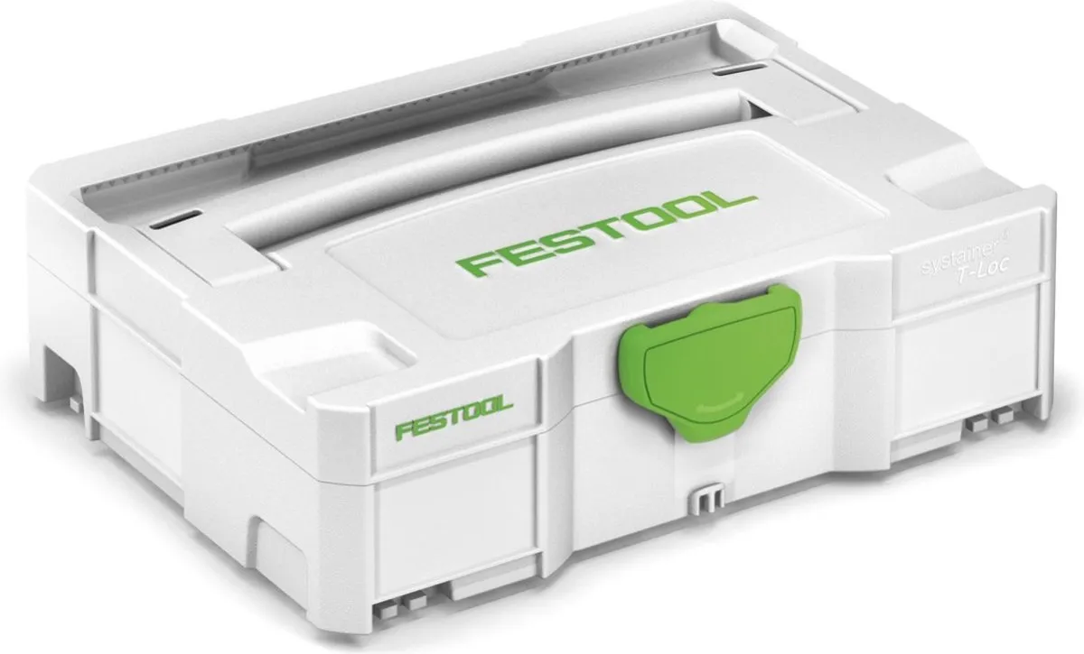 Festool Systainer SYS 1 TL T-LOC Gereedschapskoffer - 5 Stuks (lichtgrijs) - afbeelding 3 van 5