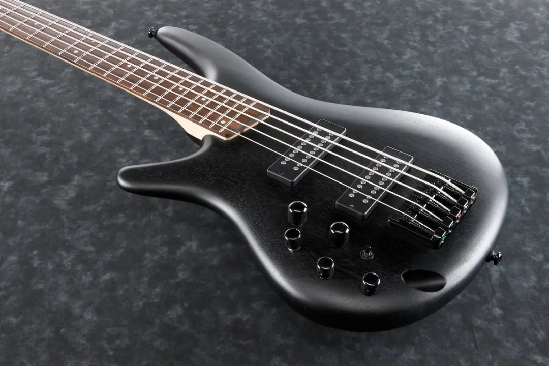 Ibanez Standard SR305EBL-WK Linkshandige Basgitaar - 5 Snaren - Weathered Black