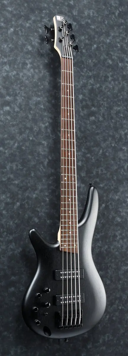Ibanez Standard SR305EBL-WK Linkshandige Basgitaar - 5 Snaren - Weathered Black