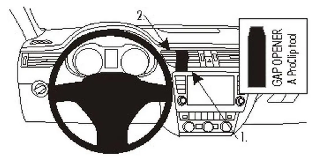 Brodit ProClip Skoda Octavia III 2013-2017 - Zwart