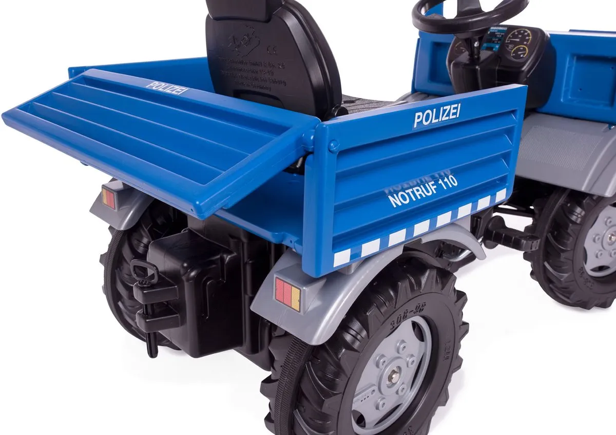 Rolly Toys Rollyunimog Police Junior - Blauw/Zwart