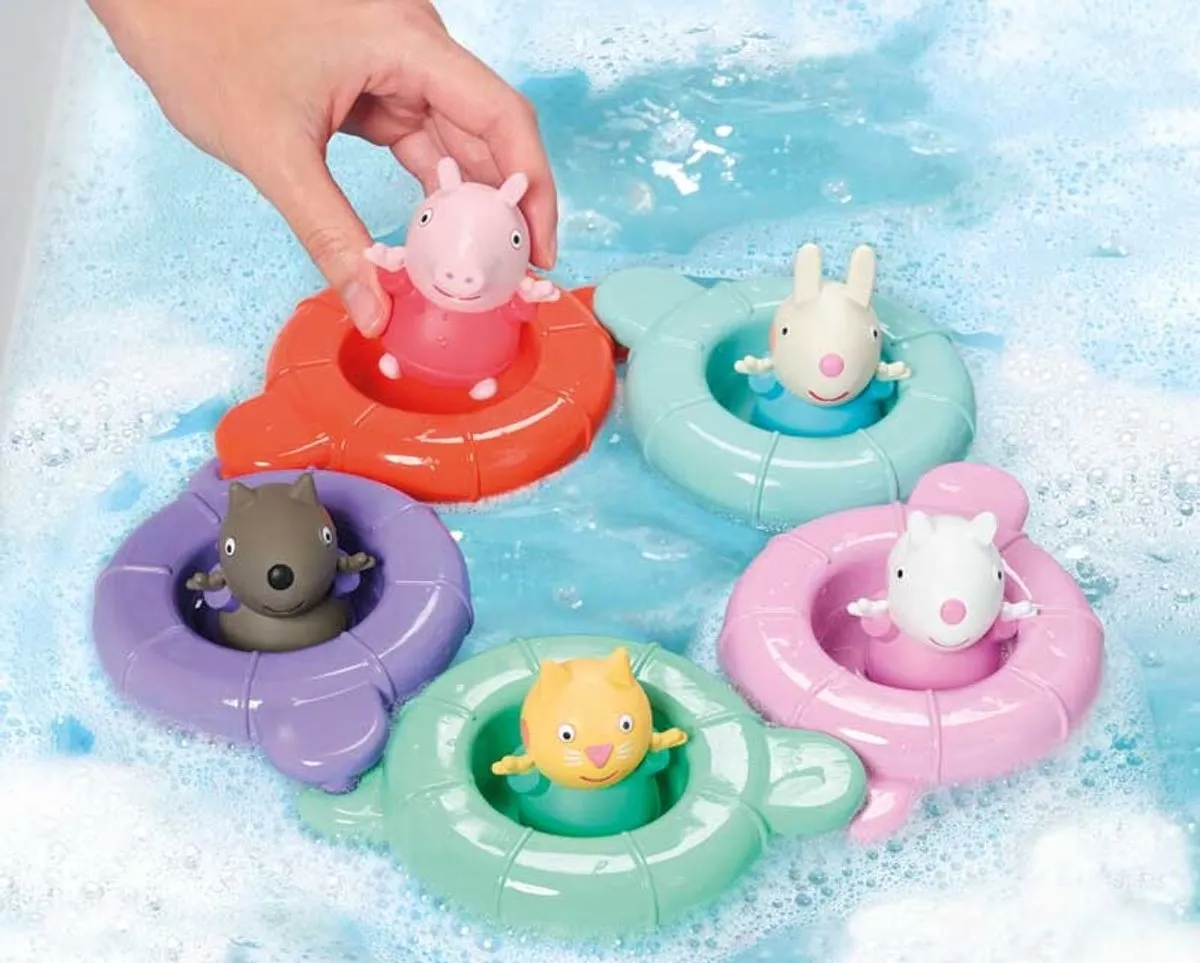 Tomy Peppa Pig Sensorisch Badspeelgoed Pool Party - Multicolor