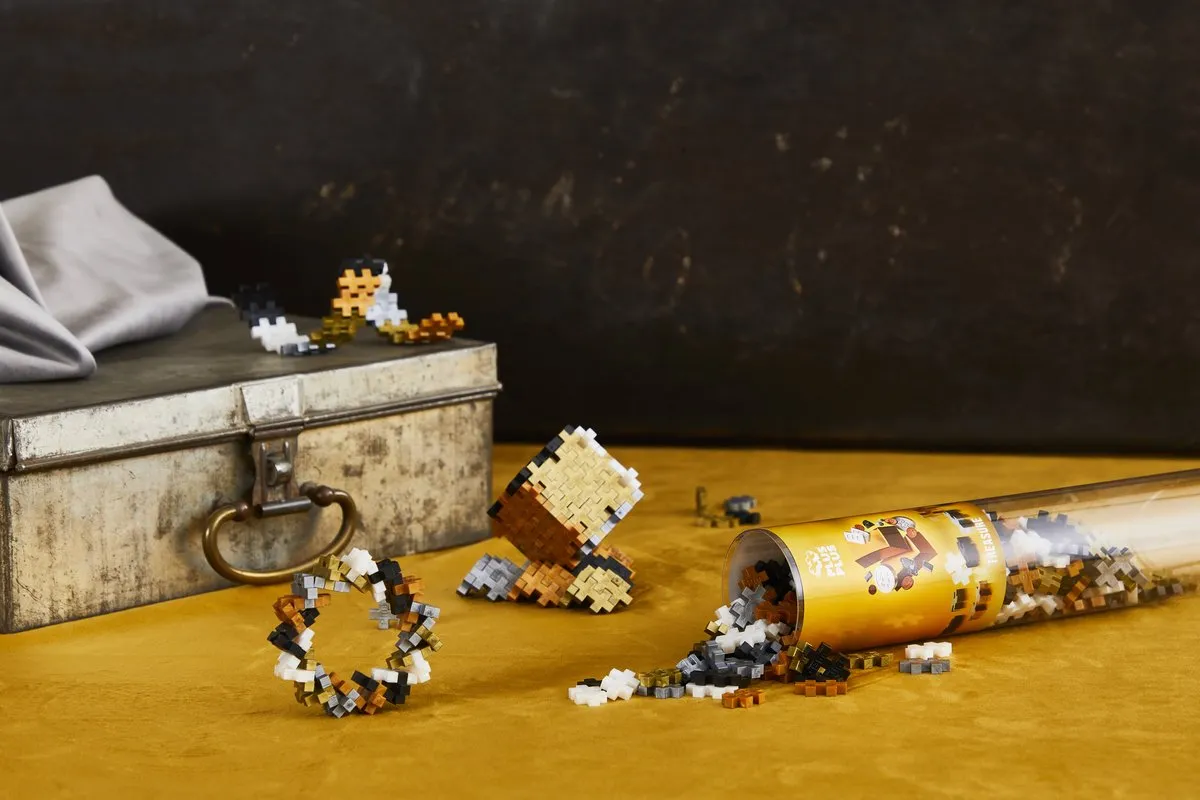 Plus-Plus Treasure - Schat mix - 100 delige bouwset Tube - 4320 - Bouwspeelgoed - Constructiespeelgoed - Set met bouwstenen - Vanaf 5 jaar