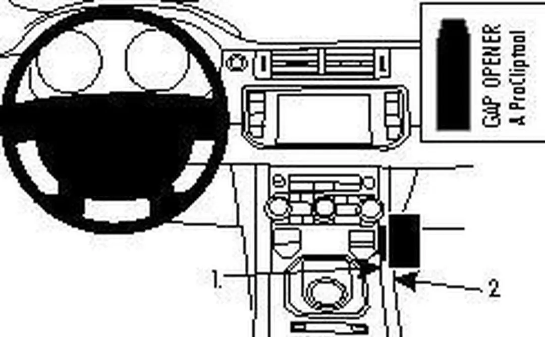 Brodit ProClip 854702 Land Rover Range Rover Evoque 12 - Zwart