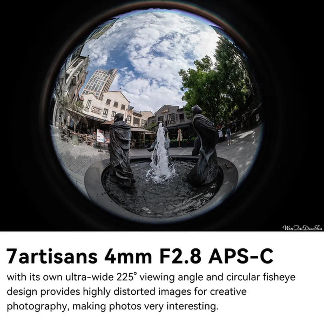 7Artisans 4mm F2.8 MFT-Mount - 10 Elementen