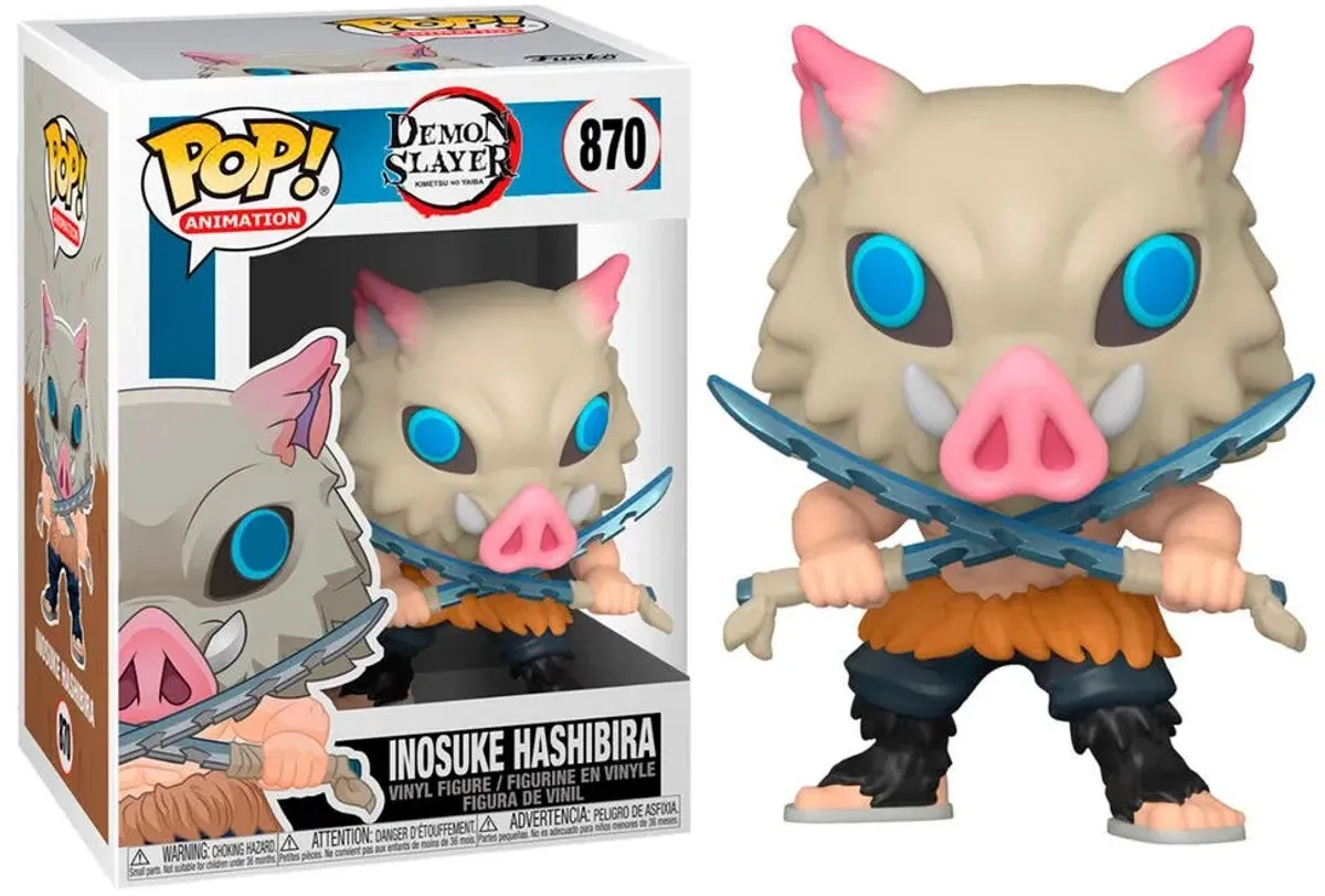 Funko POP! Inosuke Hashibira Demon Slayer - 9cm - Multicolours