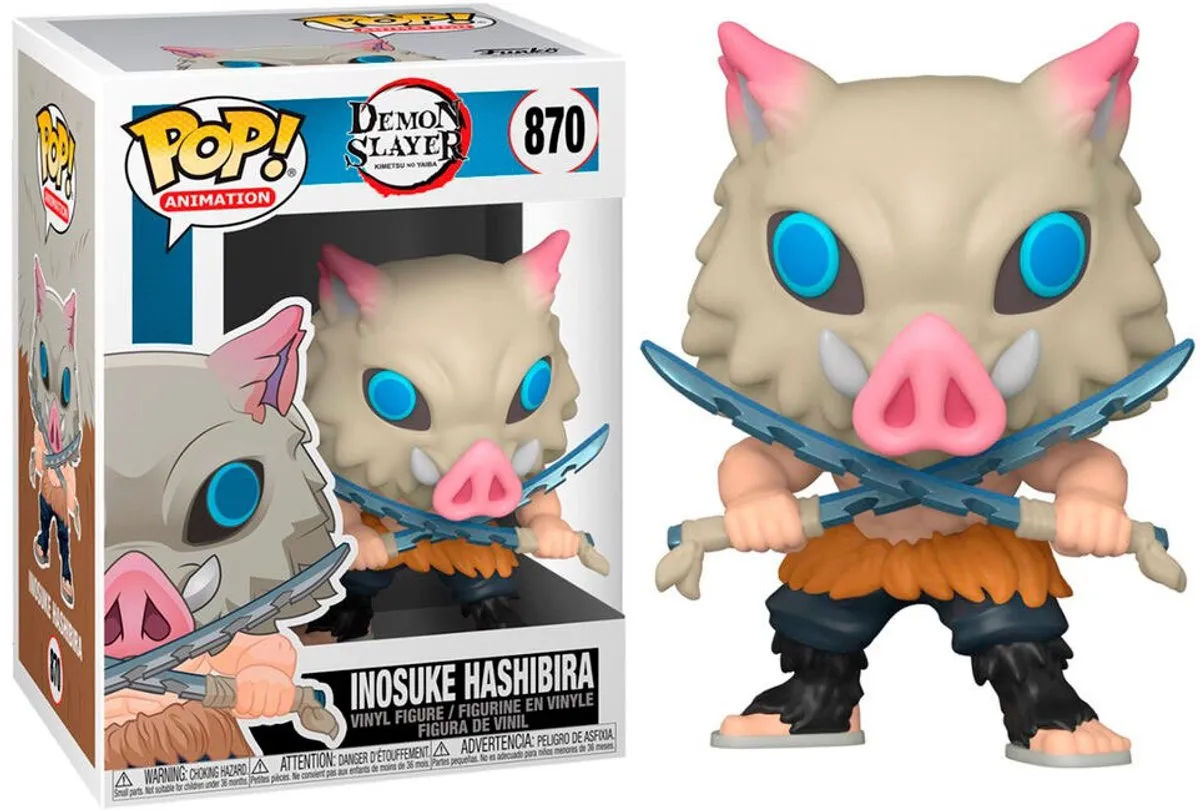 Funko POP! Inosuke Hashibira Demon Slayer - 9cm - Multicolours