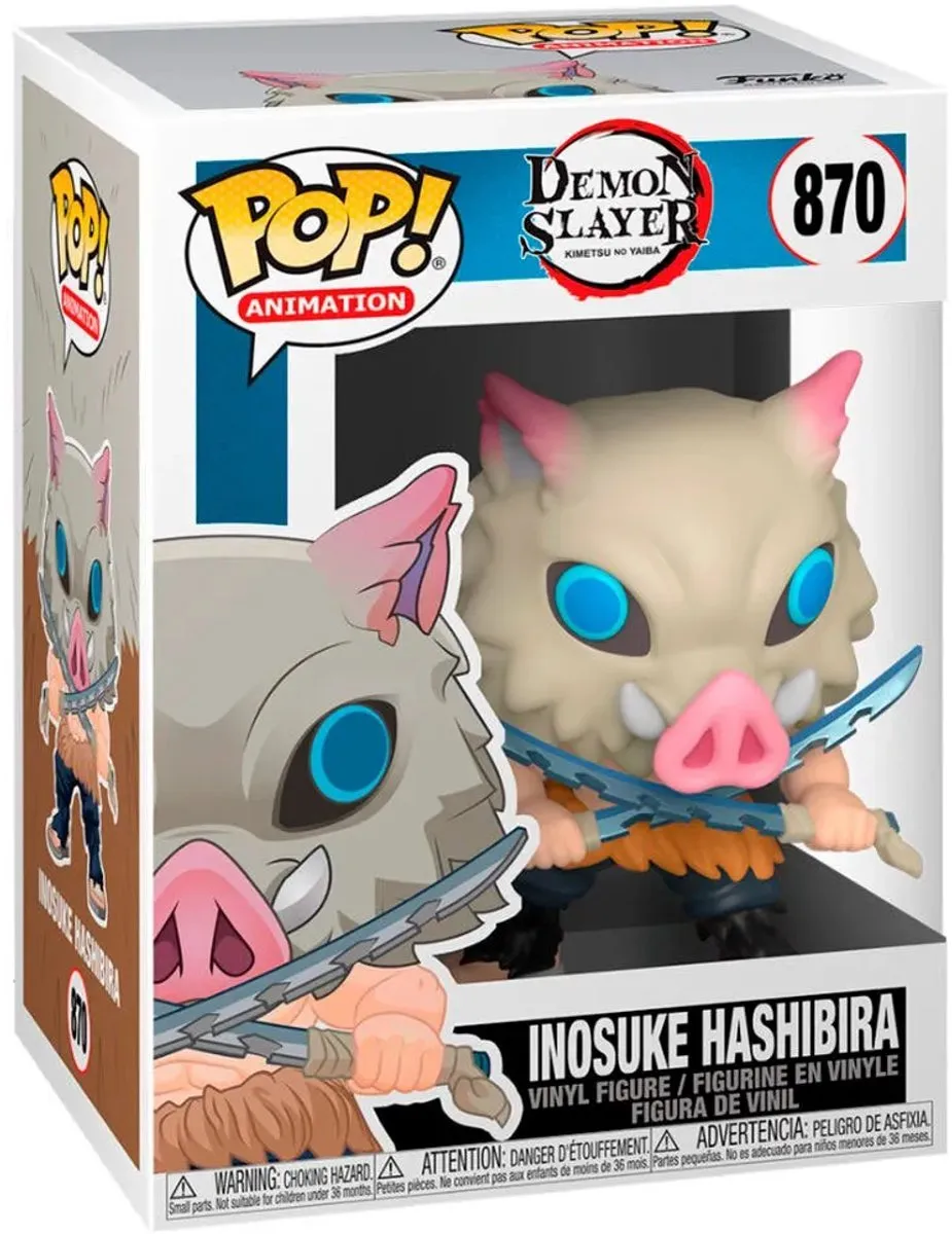 Funko POP! Inosuke Hashibira Demon Slayer - 9cm - Multicolours - afbeelding 6 van 6