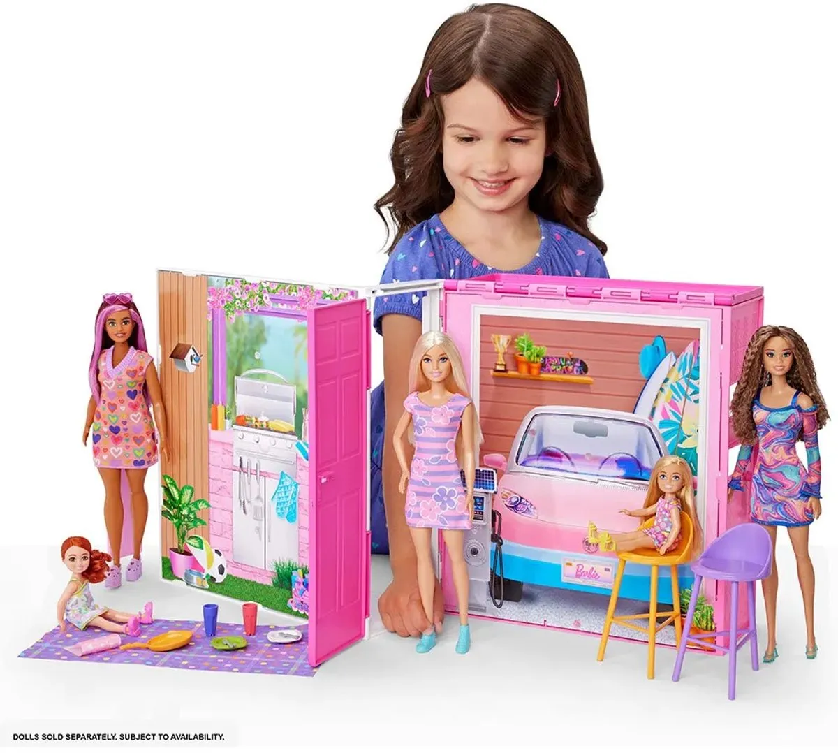 Barbie Vakantiehuis Speelset HRJ76 - Meerkleurig