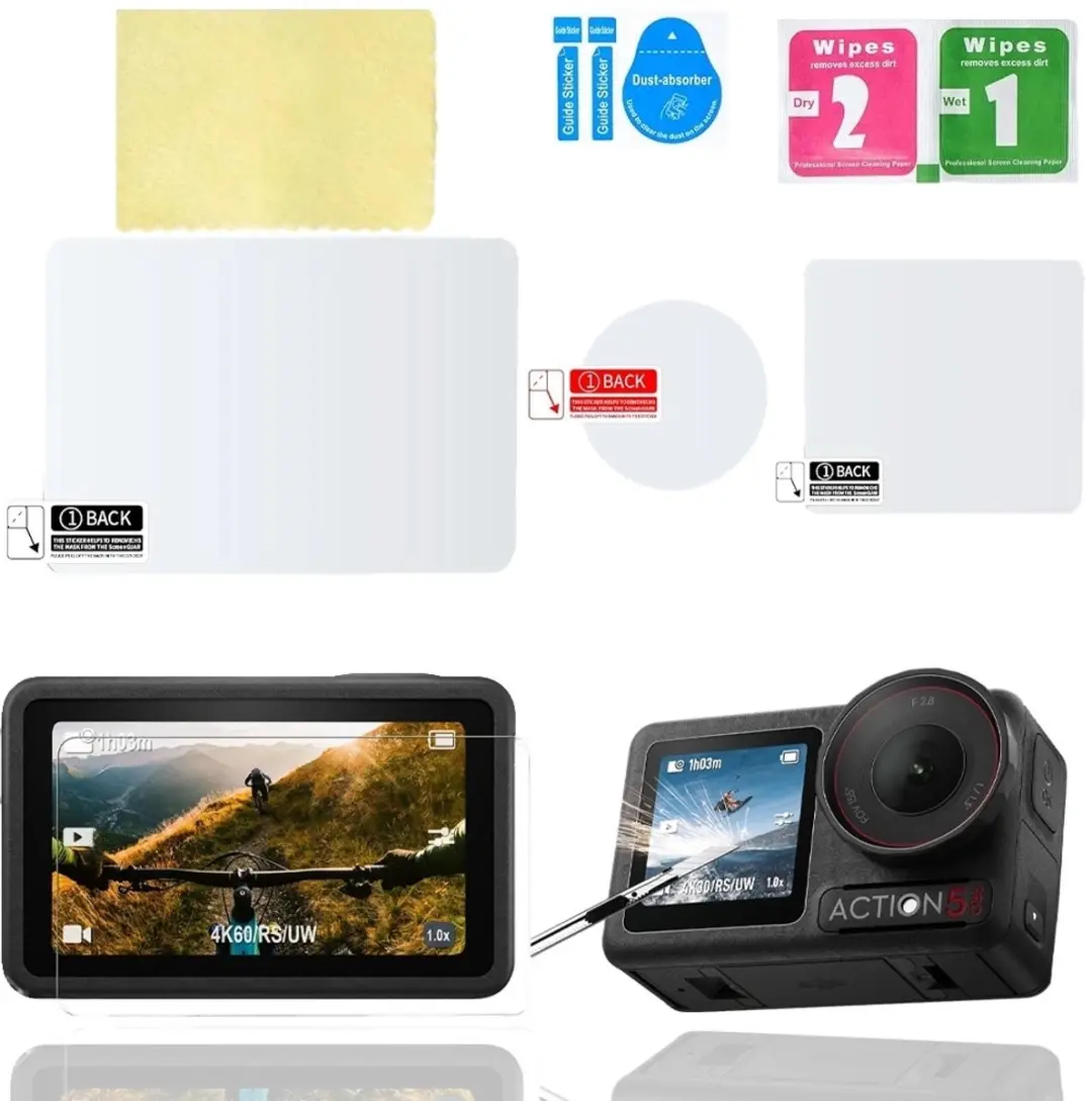 Telesin Glas Screenprotector DJI Osmo Action 5