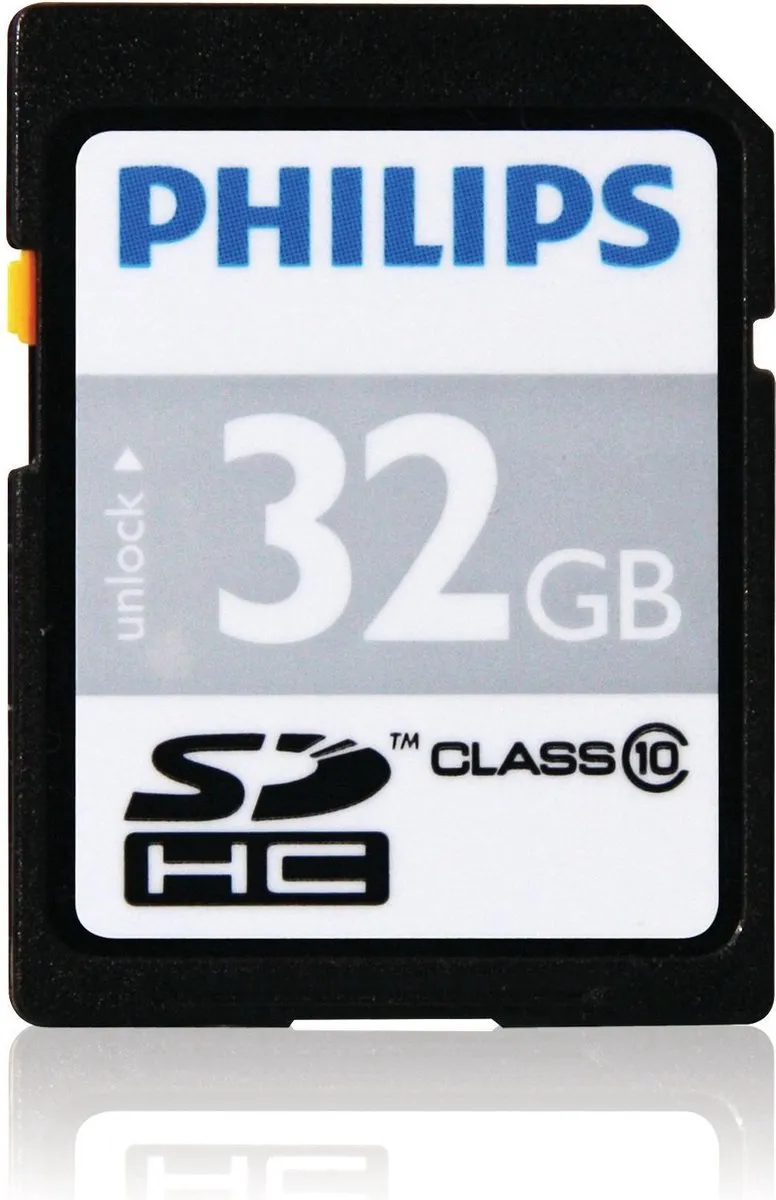 Philips SD-kaart 32GB Class 10 FM32SD45B