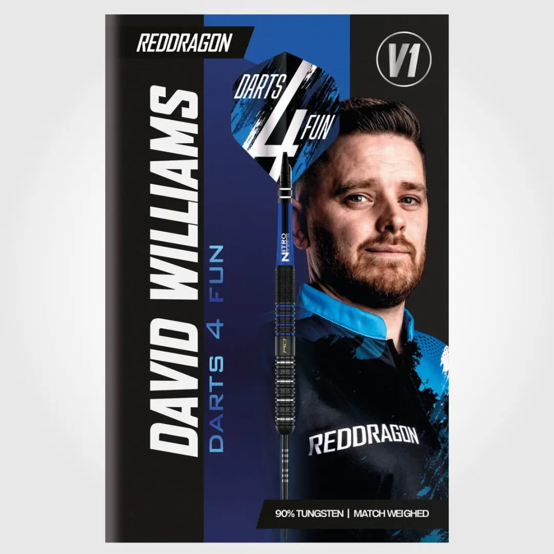 Red Dragon David Williams V1 Dartpijlen 90% - 3 Stuks