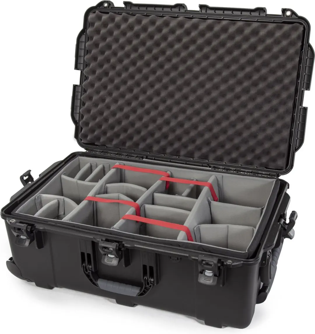 Nanuk 963 Koffer - Zwart - 15" - 5 Lenzen