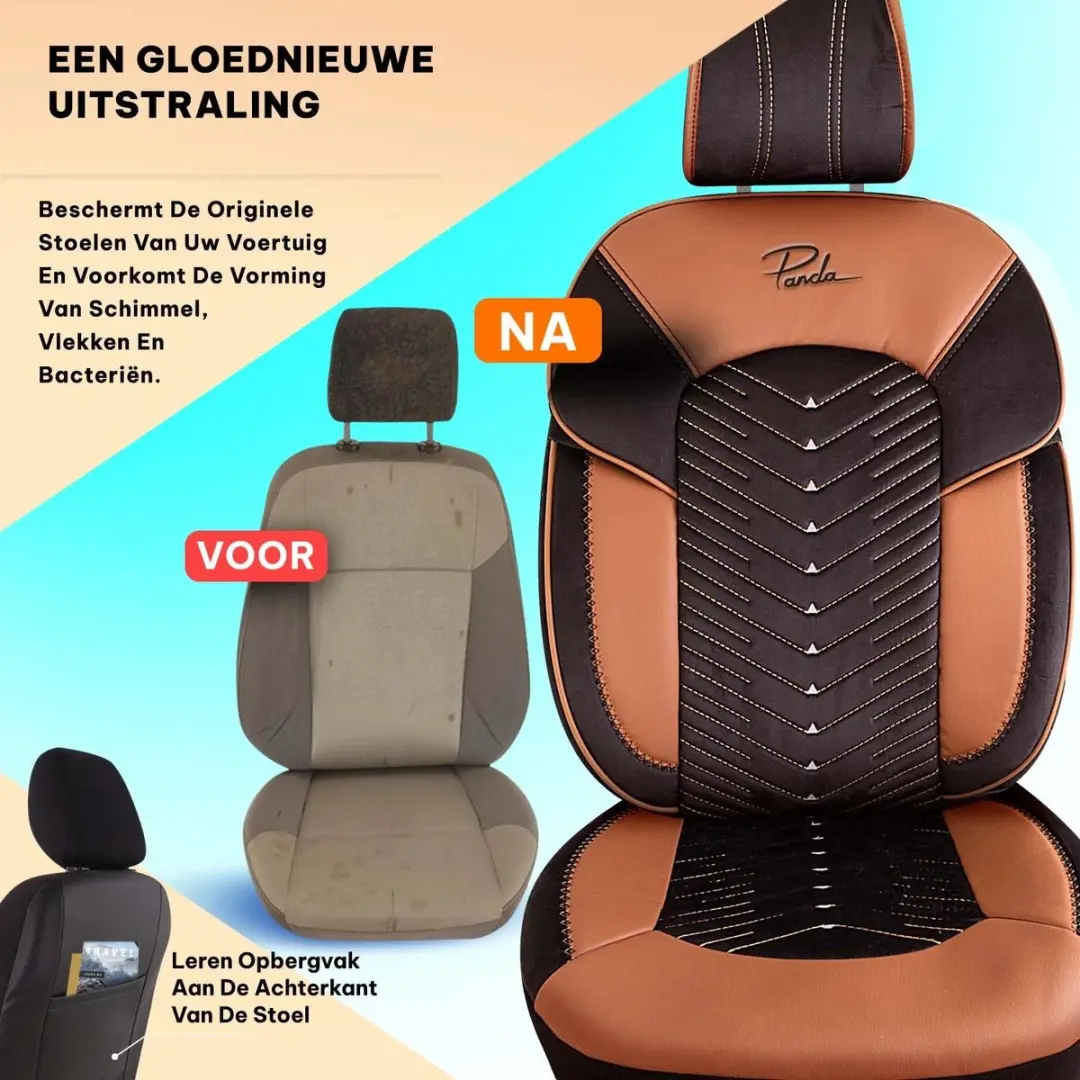 Panda Stoelhoezen Dodge Nitro 2007-2010 - Blauw