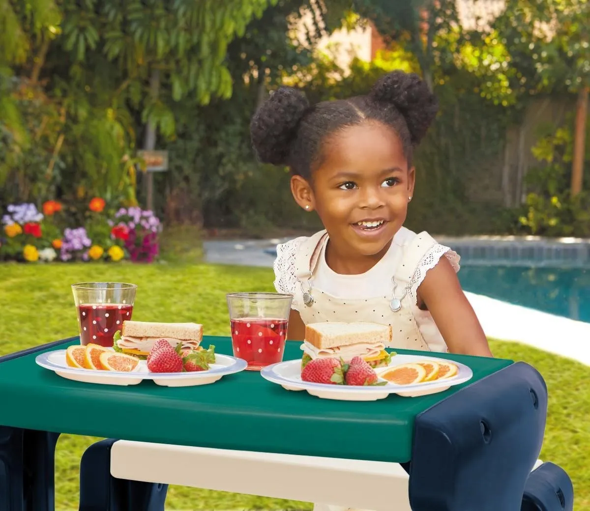 Little Tikes Junior Jungle Evergreen Picknicktafel - Multi